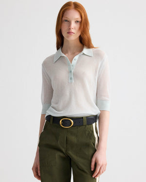 Open Stitch Polo