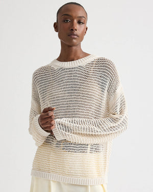 Wide Crew Neck Pullover
