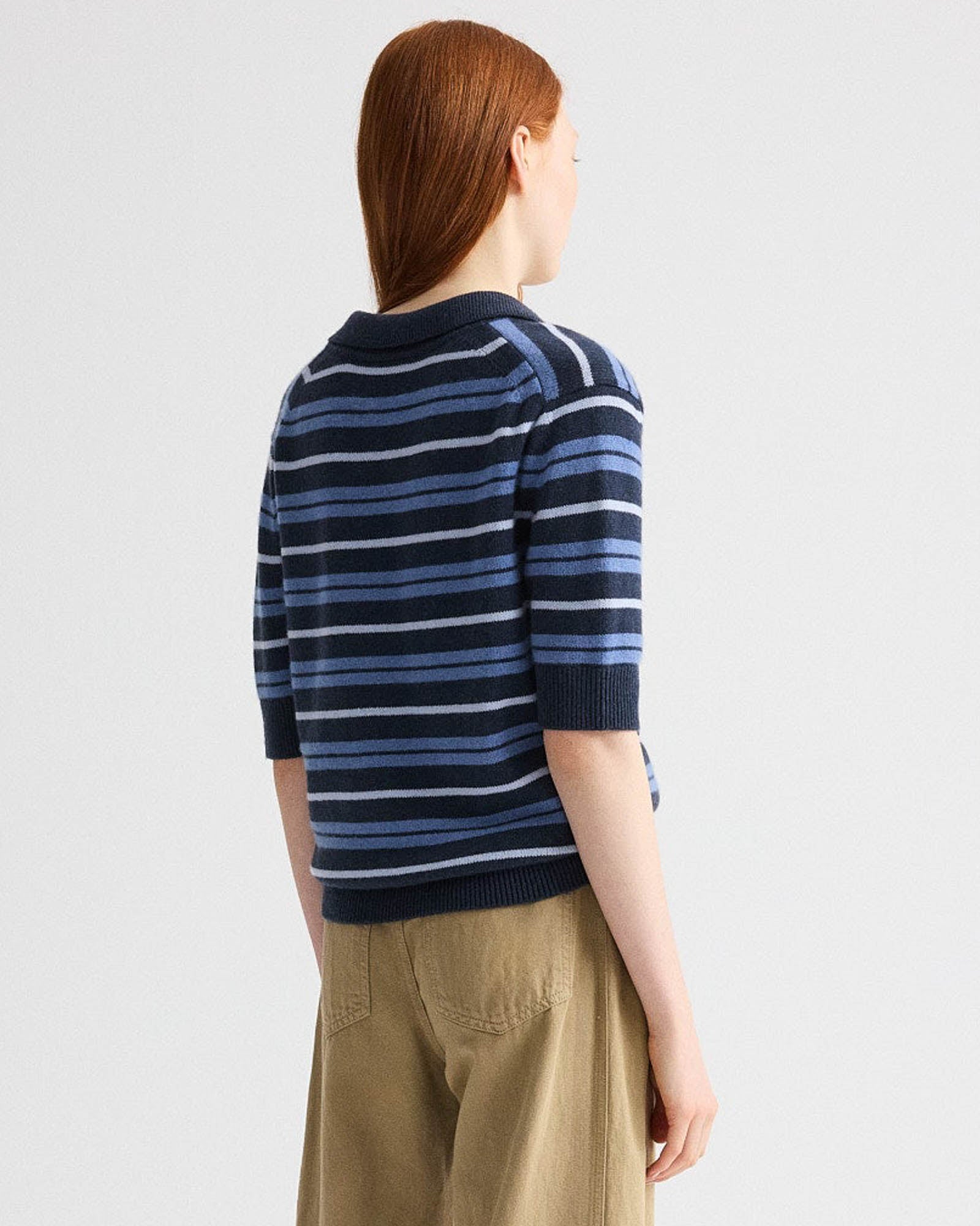 Oversized Stripe Polo