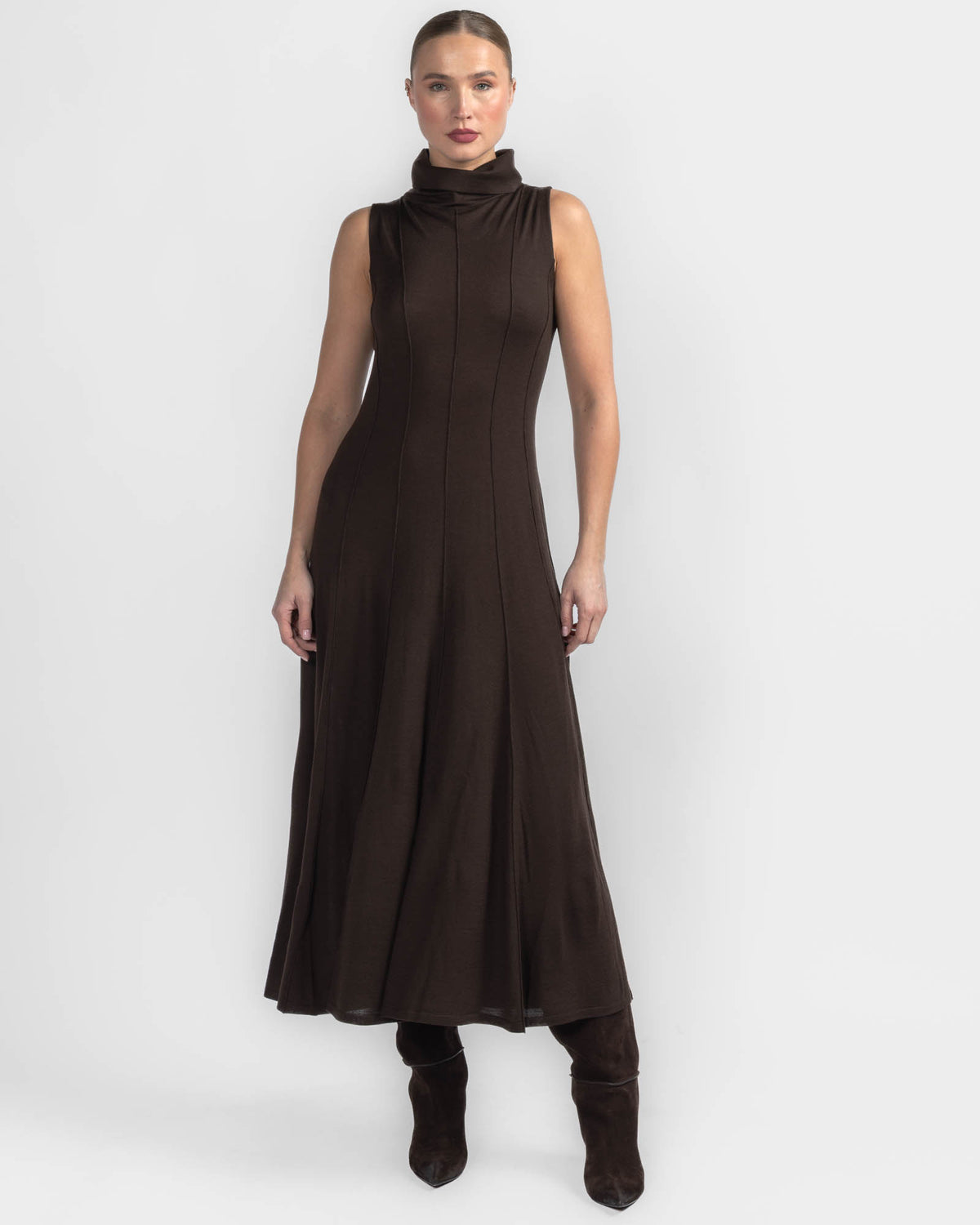 Funnel Neck Dress