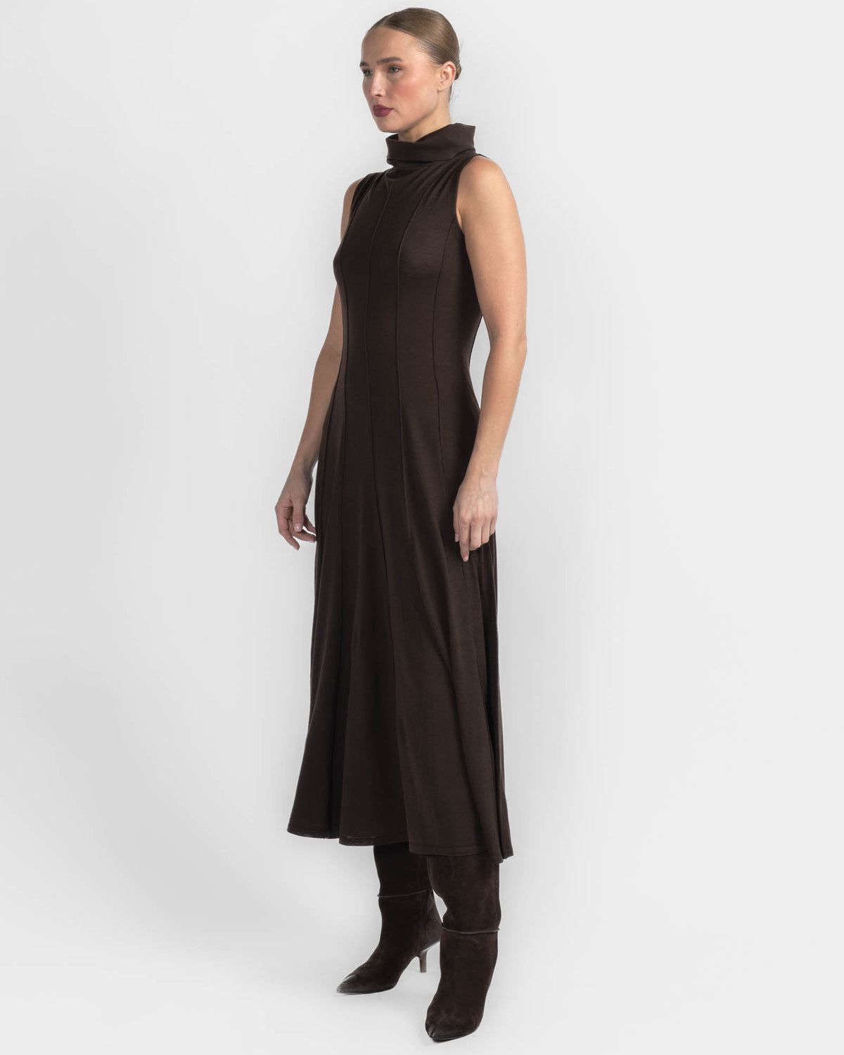 Funnel Neck Dress
