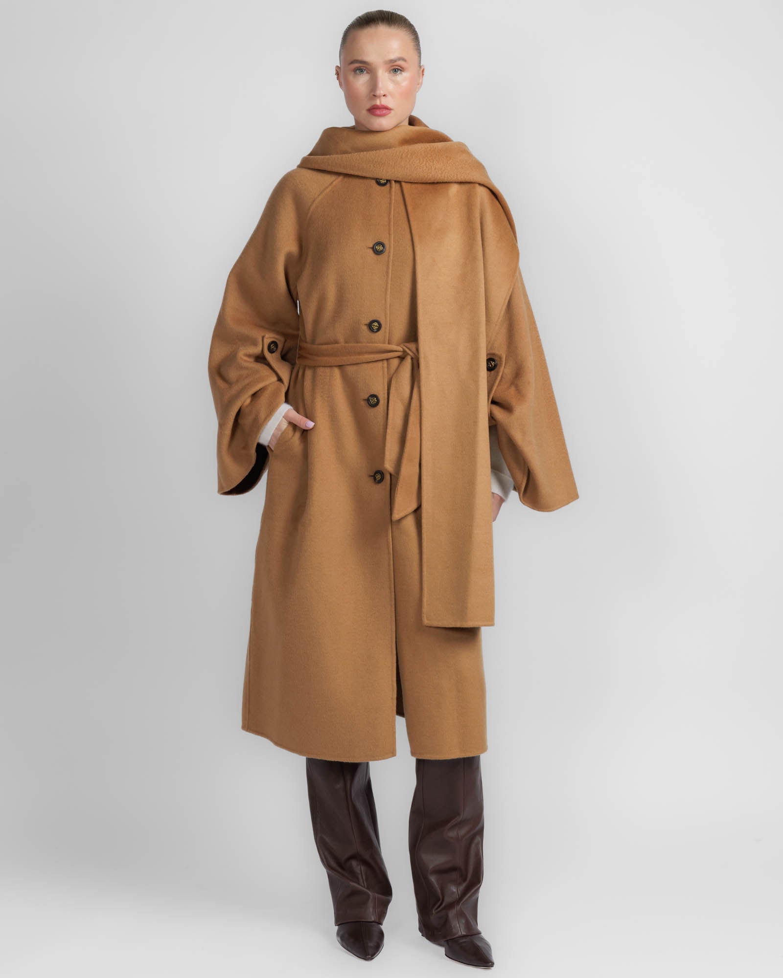 Valient Scarf Coat