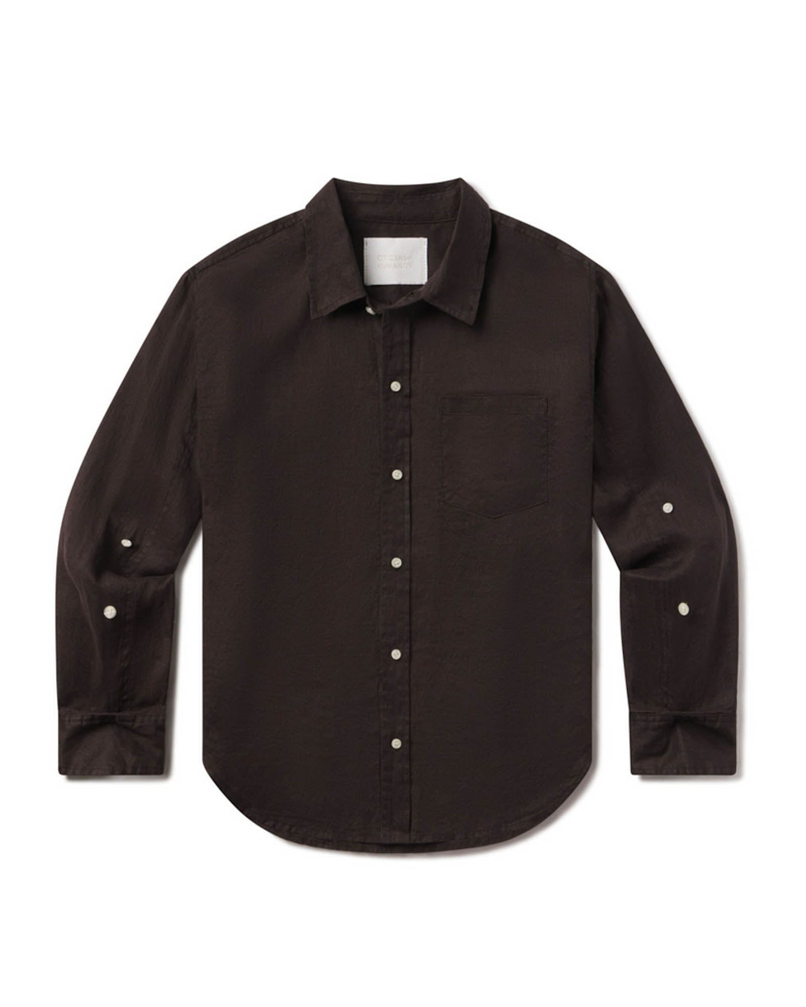 Kayla Shrunken Linen Shirt