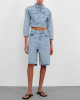 Denim Crop Jacket