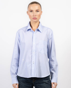 Chemise à rayures quotidiennes