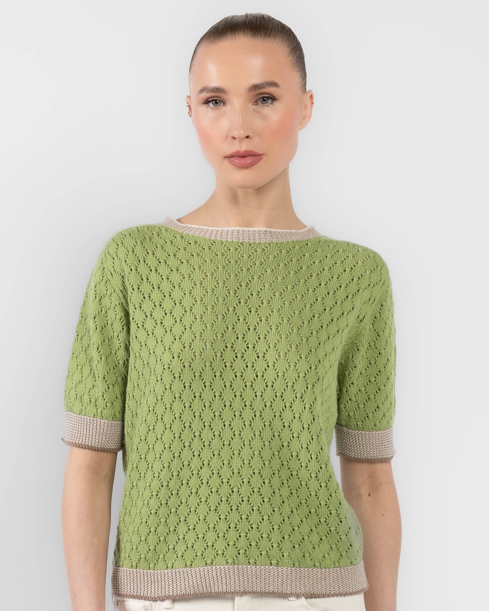 Short Sleeve Knit Top