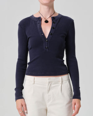 Varra Henley Long Sleeve