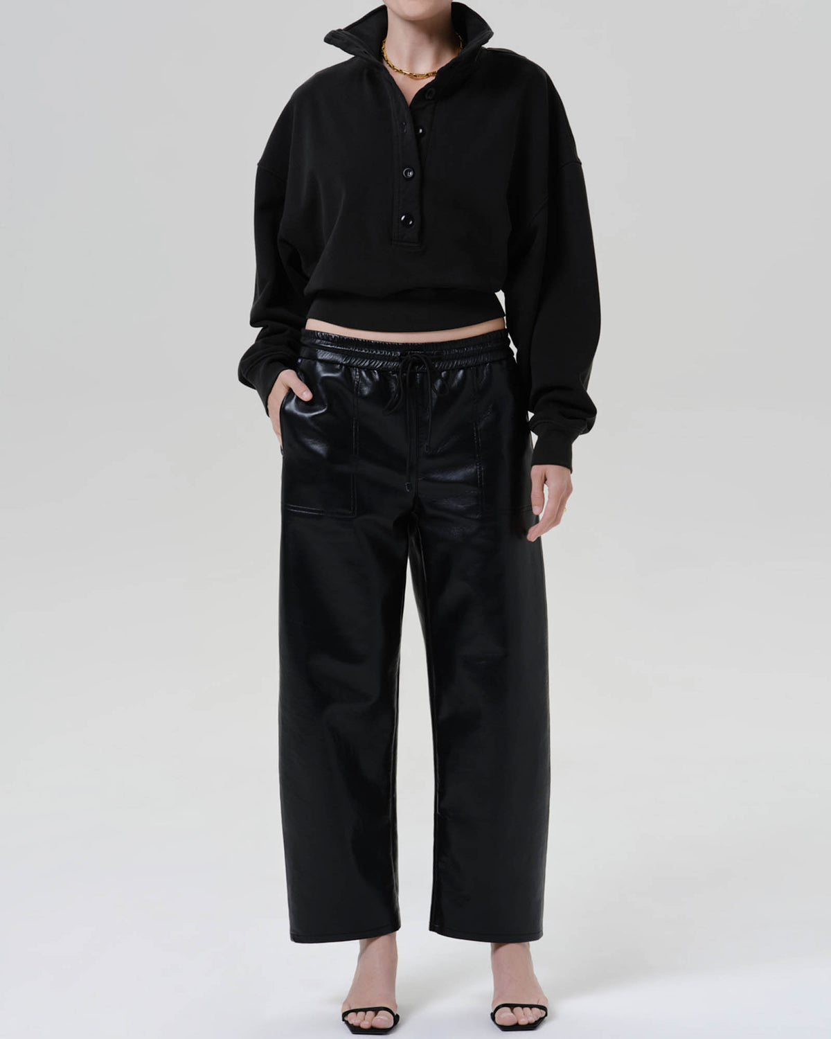 Mirelle Funnel Neck in Juniper