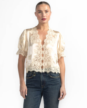 Idella Silk Satin Top