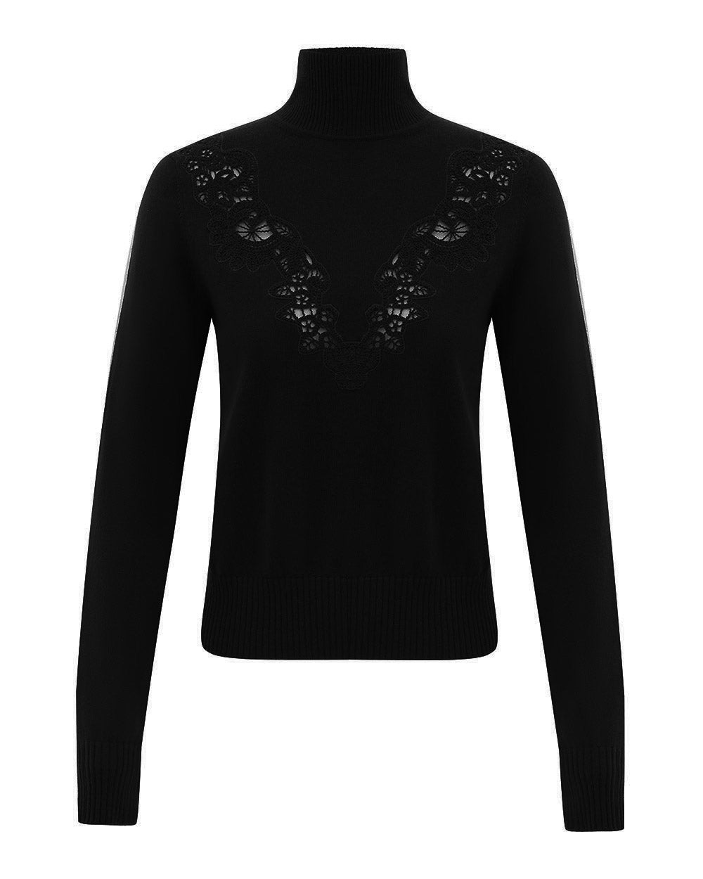 Valient Lace Turtleneck