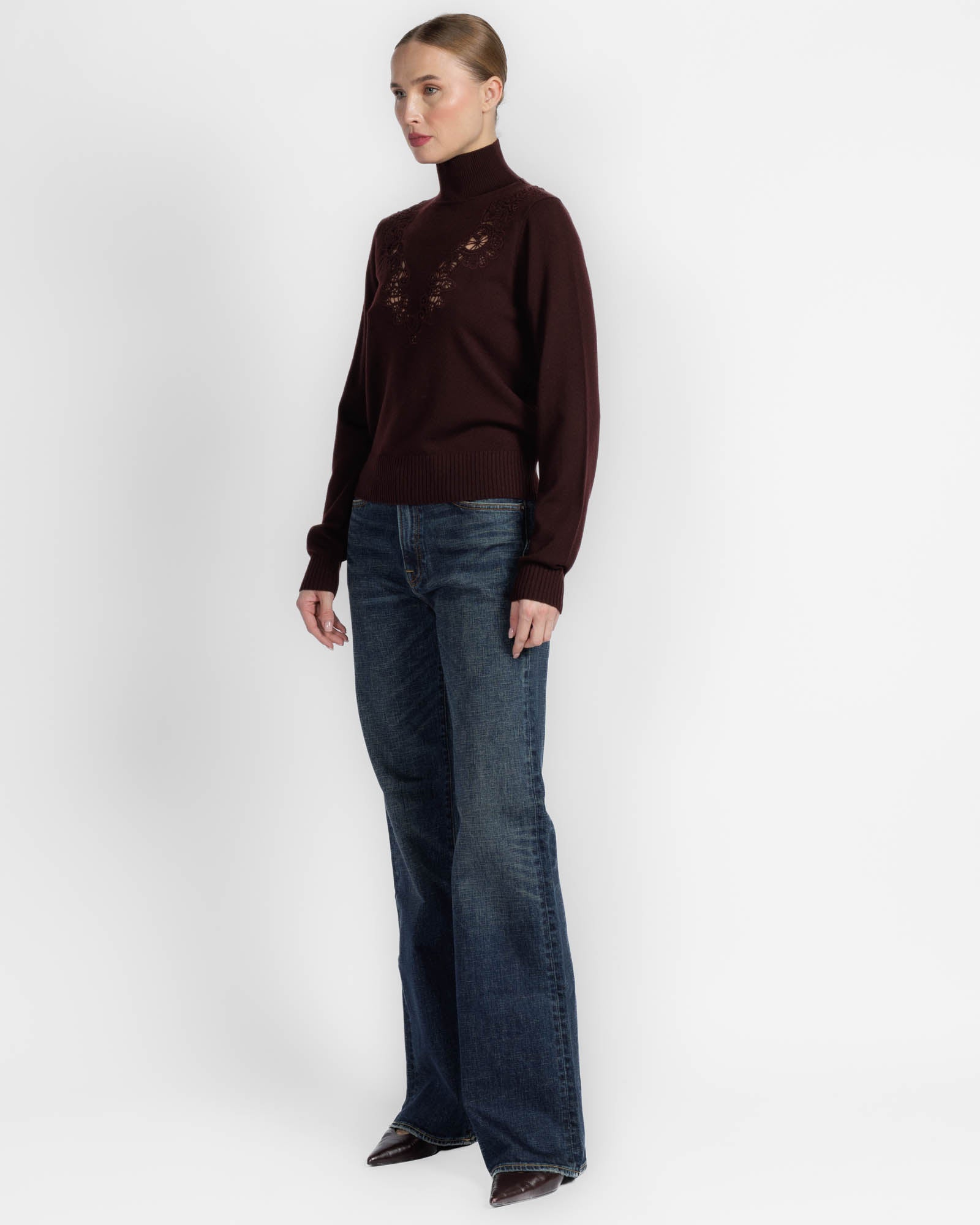 Valient Lace Turtleneck