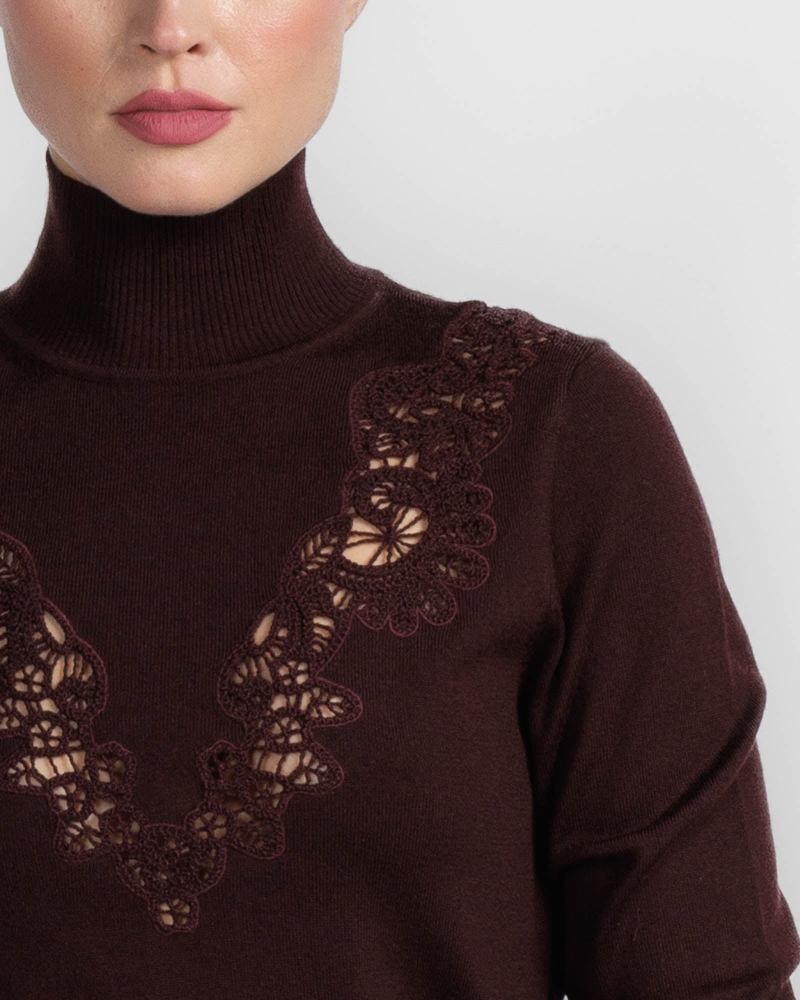 Valient Lace Turtleneck