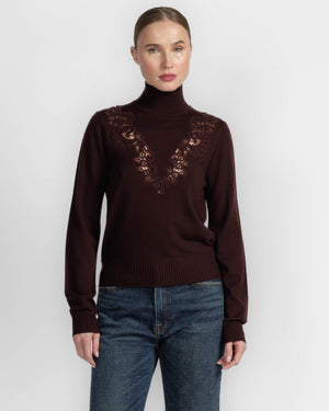 Valient Lace Turtleneck