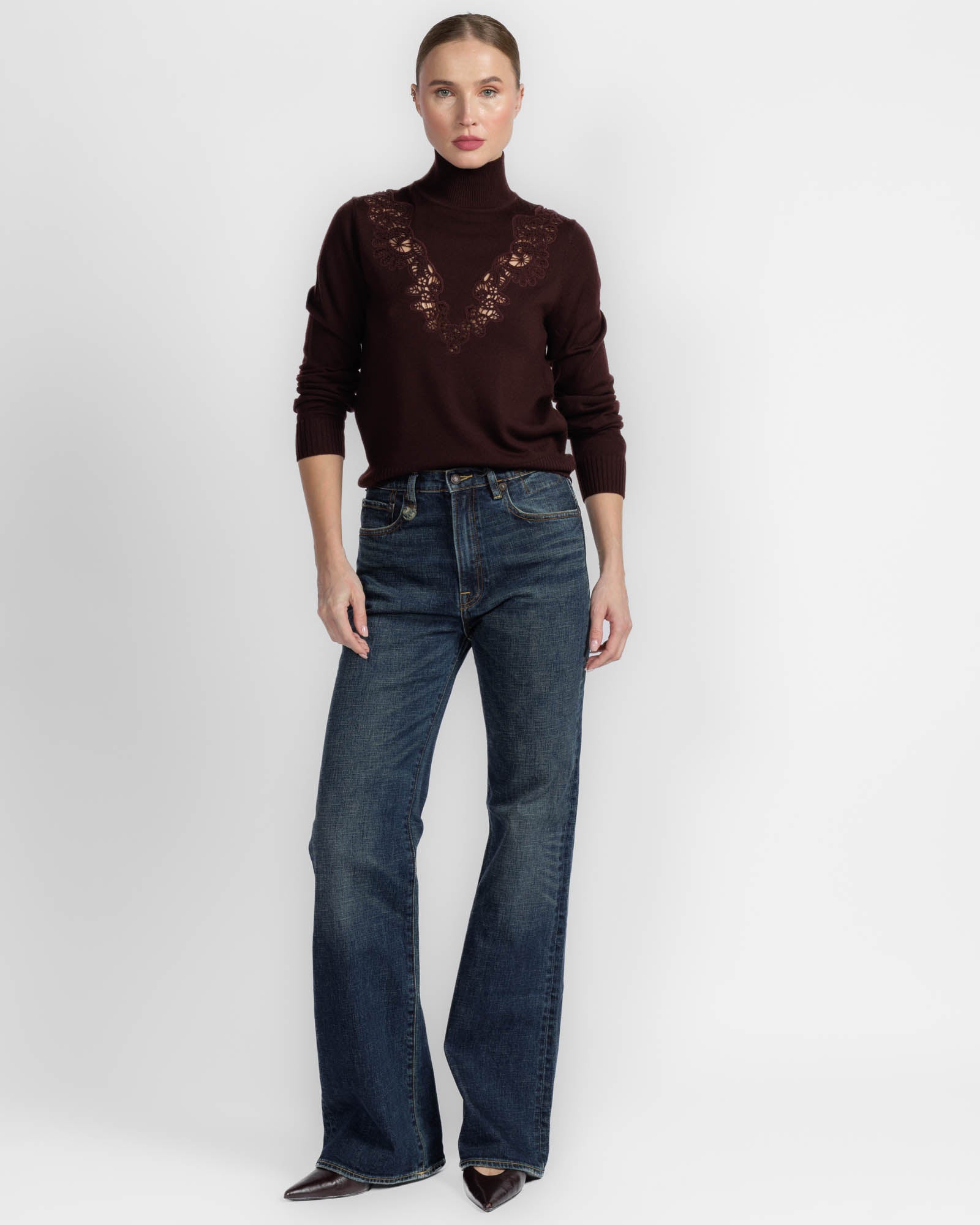 Valient Lace Turtleneck