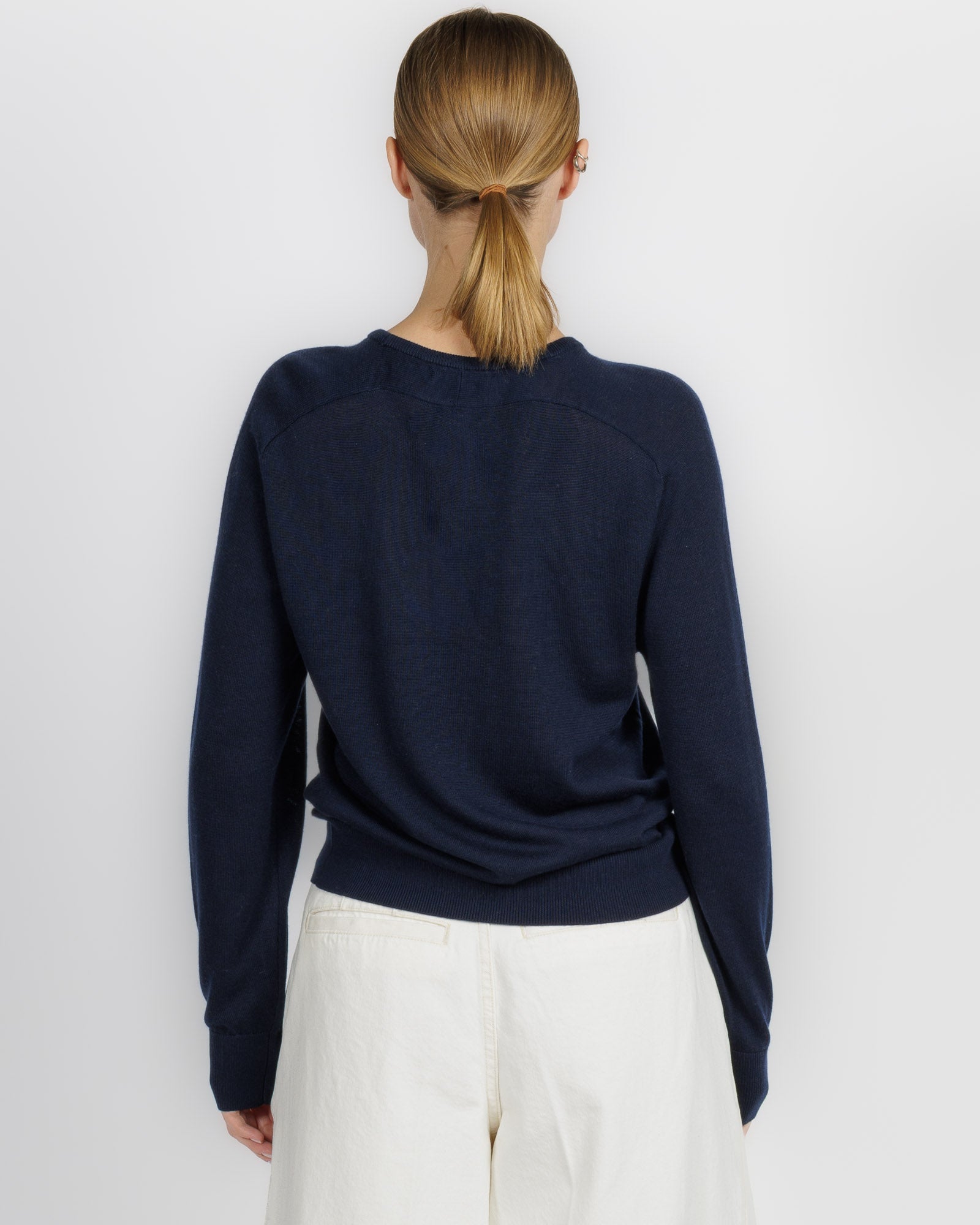 Long Sleeve Saddle Shoulder Crew