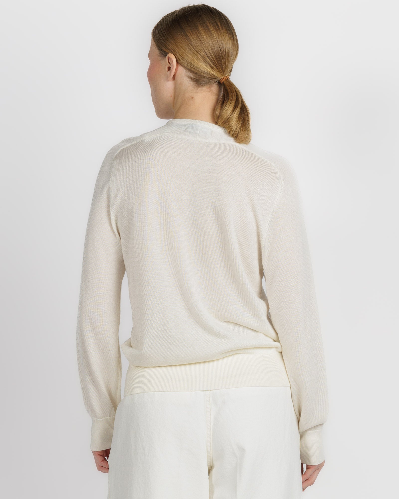 Long Sleeve Saddle Shoulder Crew
