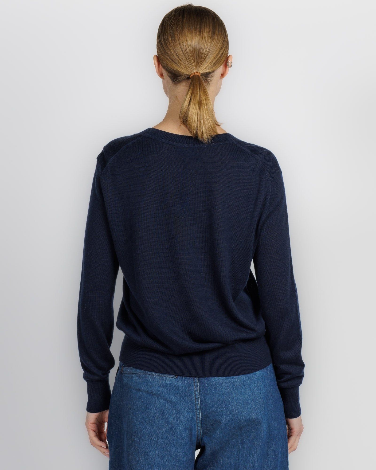 Long Sleeve Relaxed V-Neck