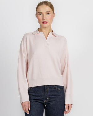 Long Sleeve Rib Polo