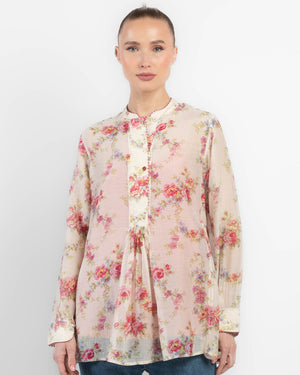 Sheer Floral Shirt