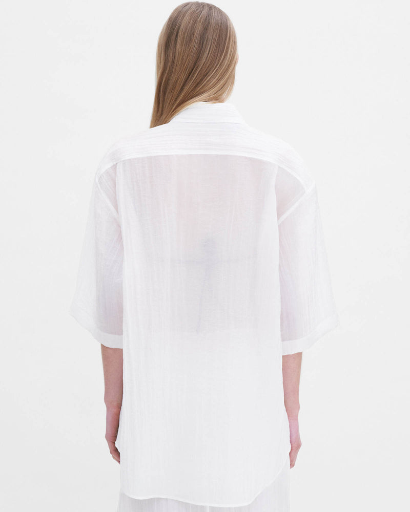Short Sleeve Crinkle Shirt