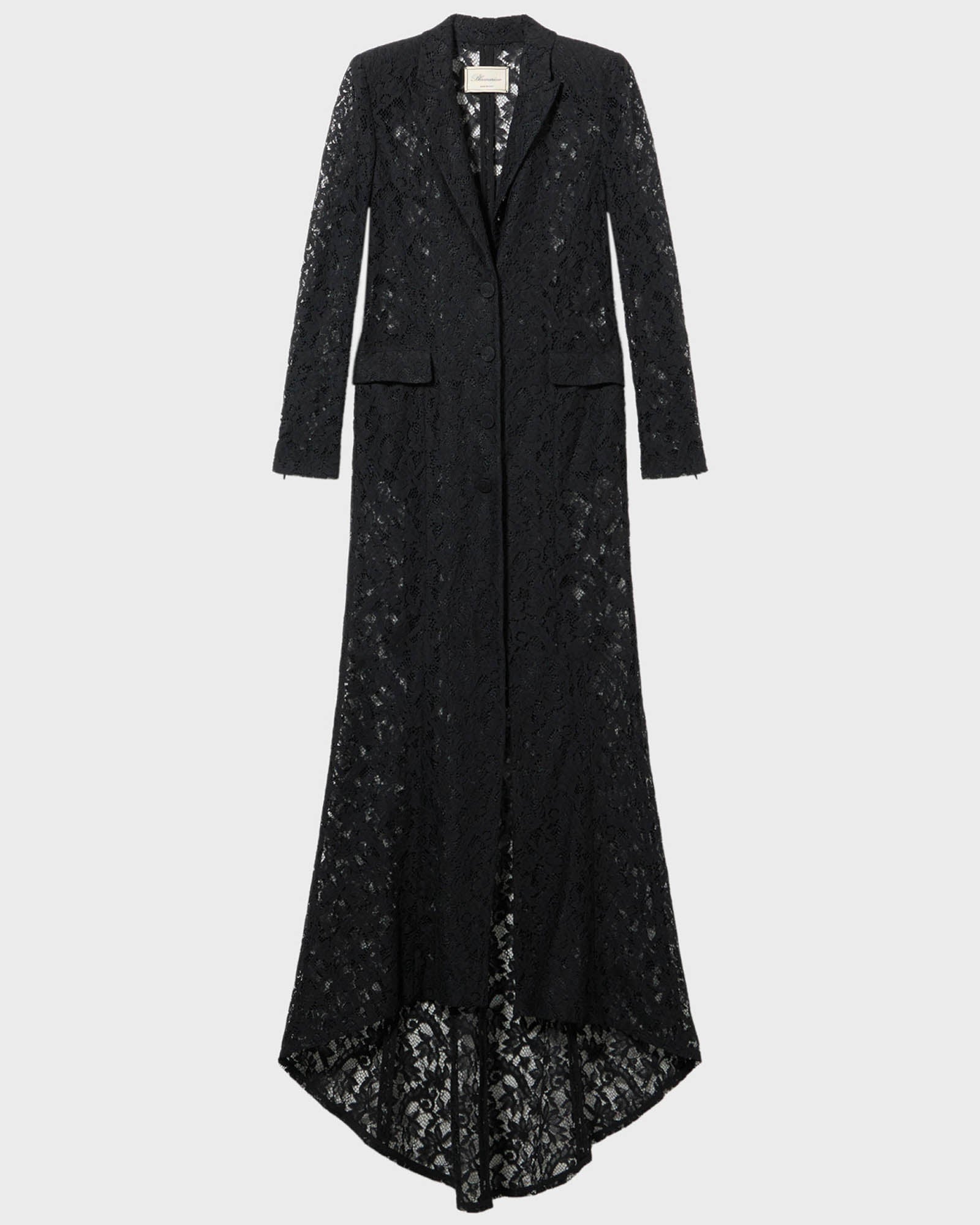Robe en dentelle rebrodée