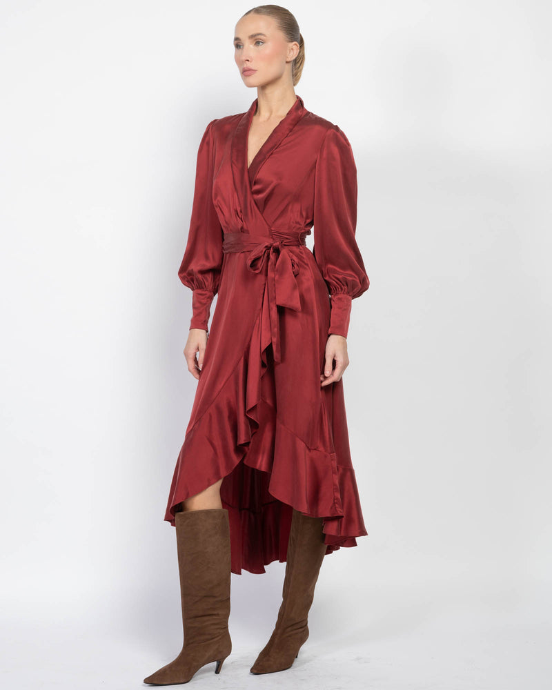 Silk Wrap Dress