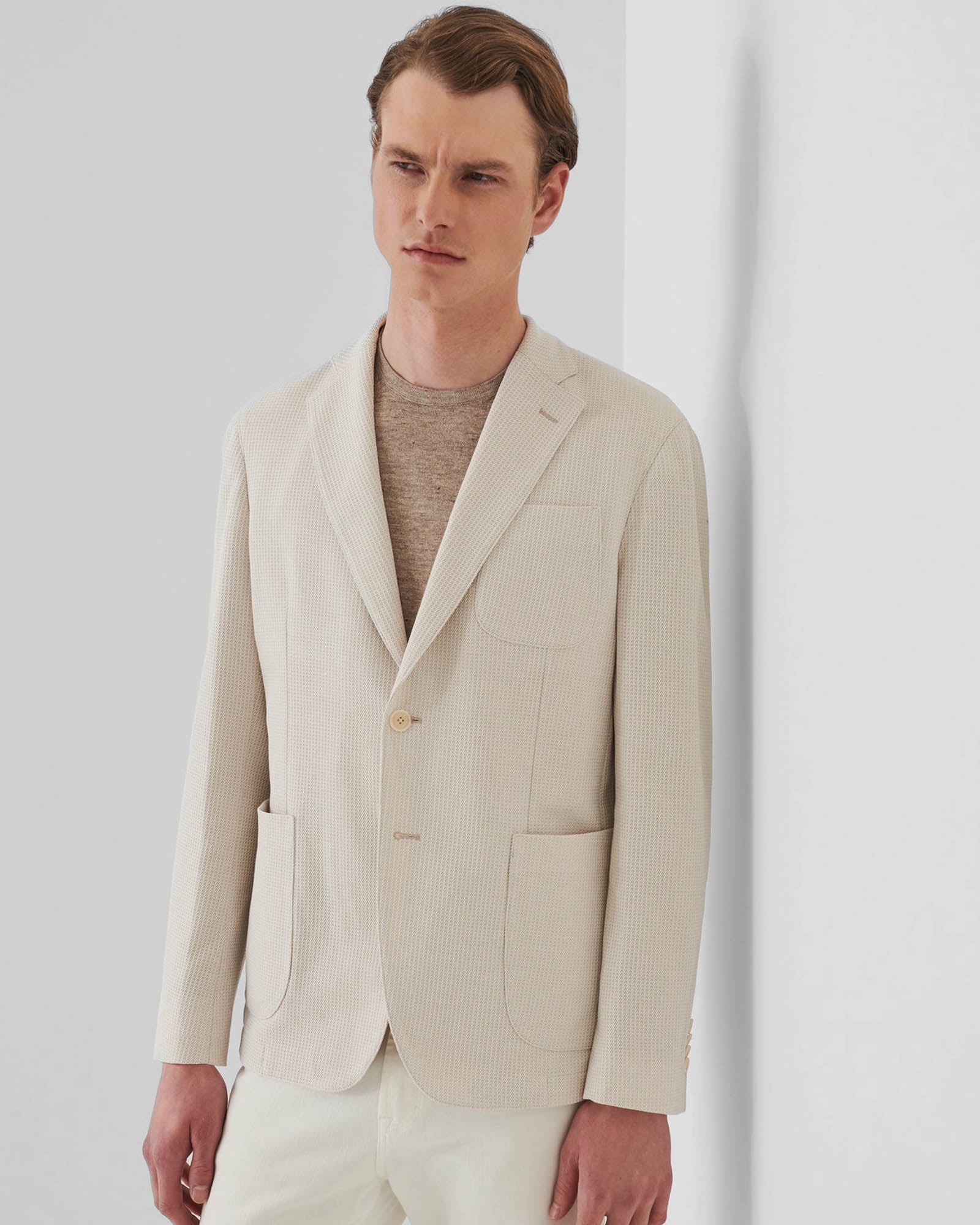 2 Button Cotton Blazer