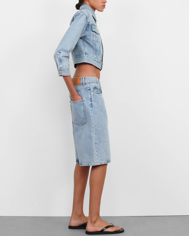 Denim Crop Jacket