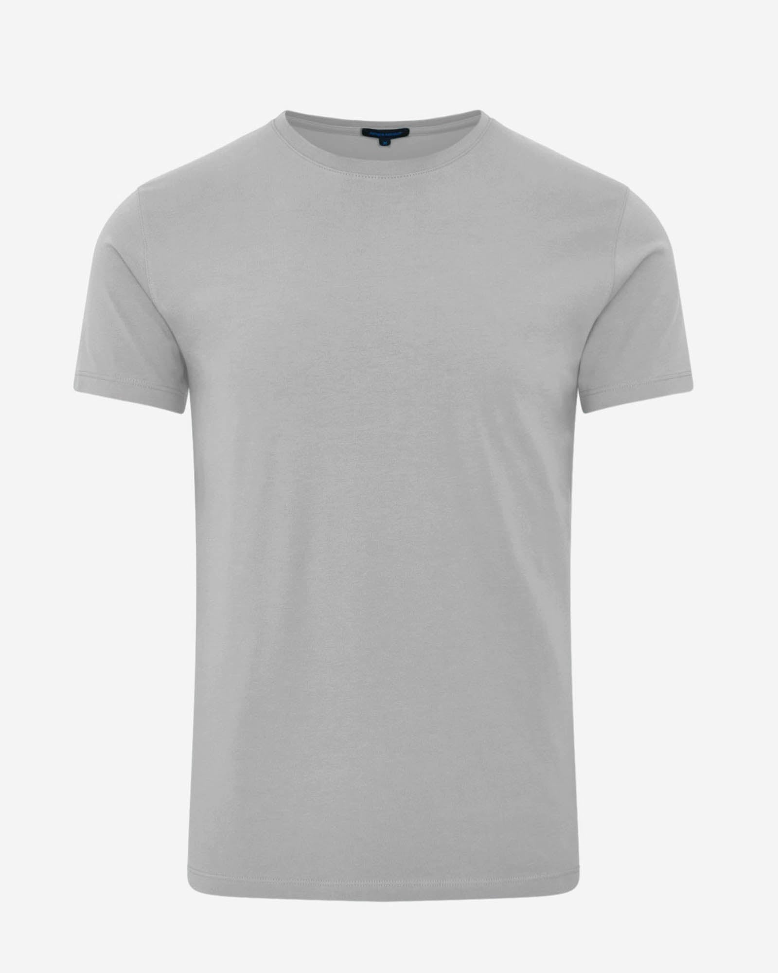 T-shirt ras du cou extensible à manches courtes