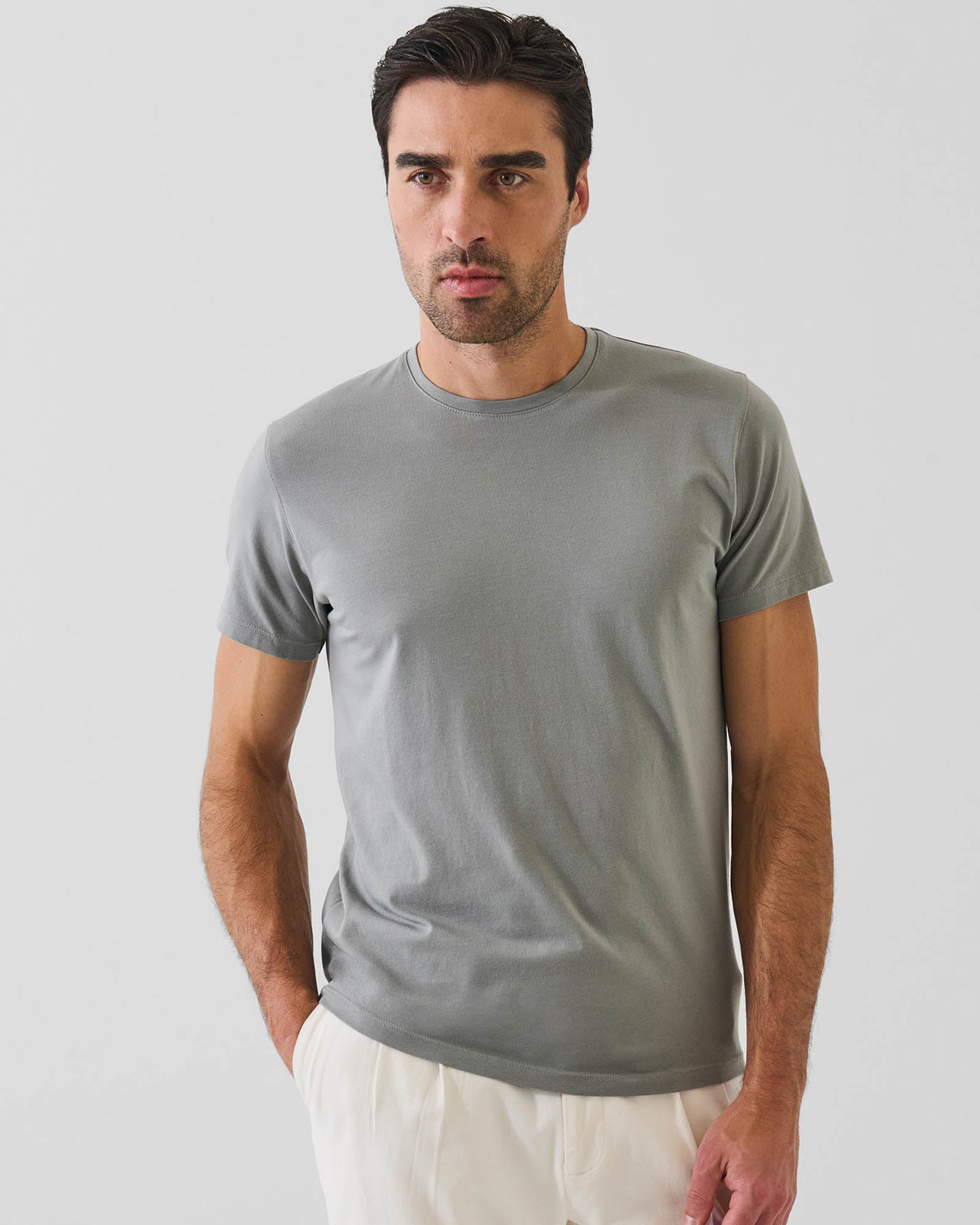 Short Sleeve Stretch Crew Tee