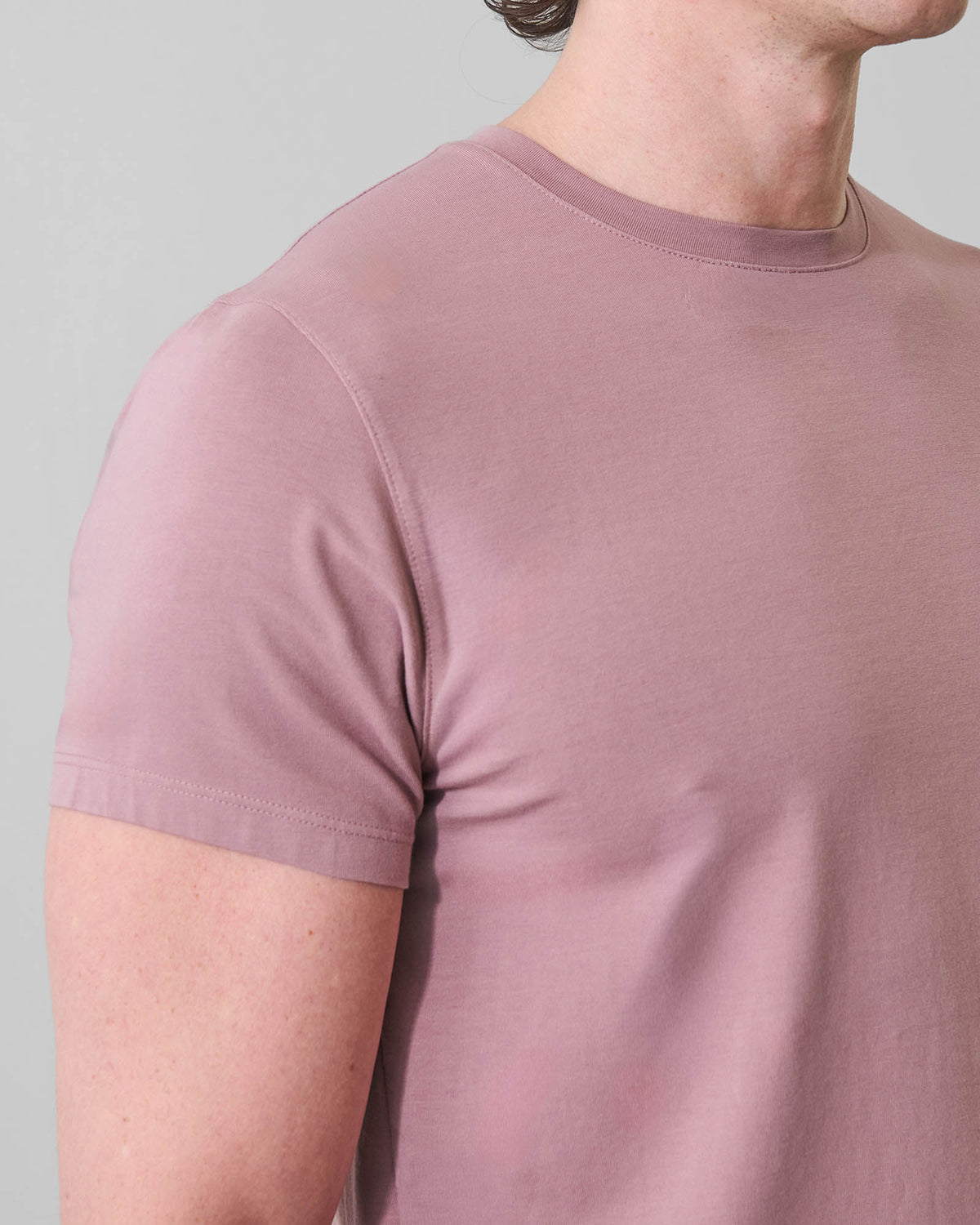 Short Sleeve Stretch Crew Neck Tee