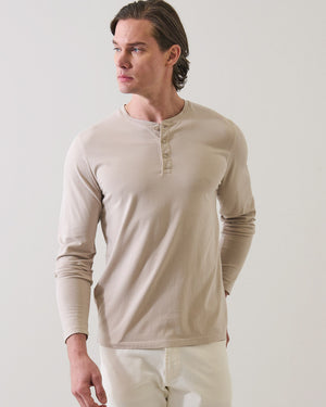 Pima Cotton Stretch Henley