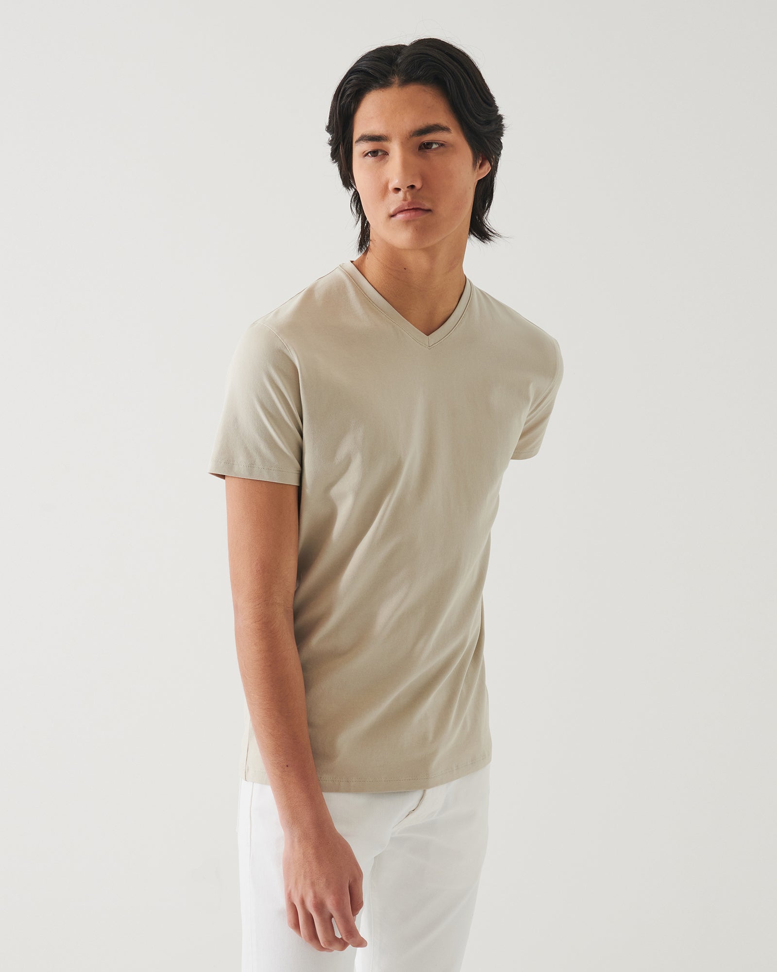 V-Neck Stretch Tee