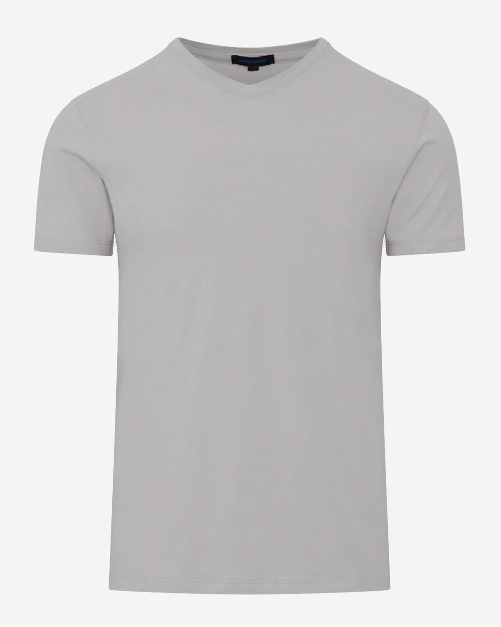 Pima Cotton Stretch V-Neck T-Shirt