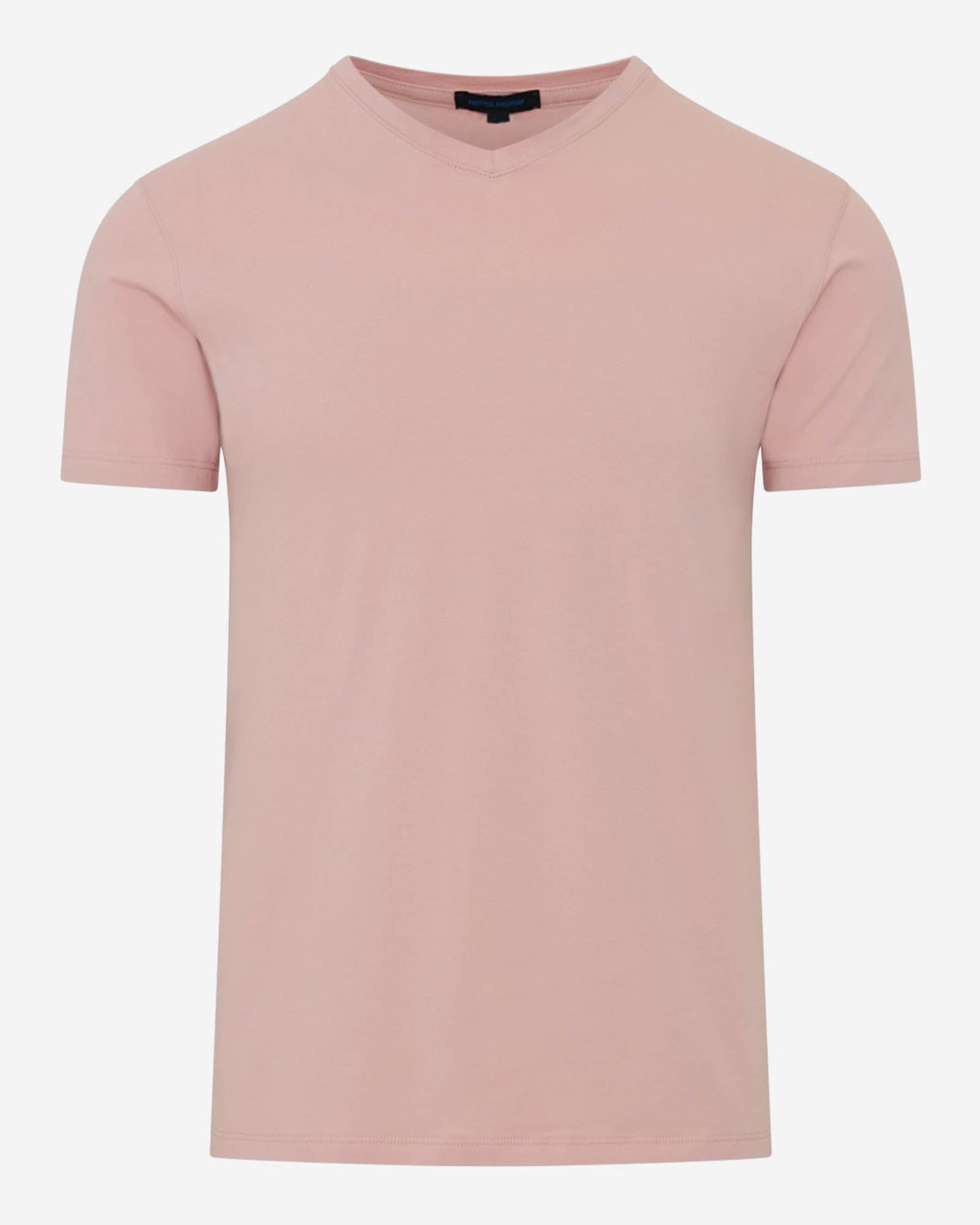 Pima Cotton Stretch V-Neck T-Shirt