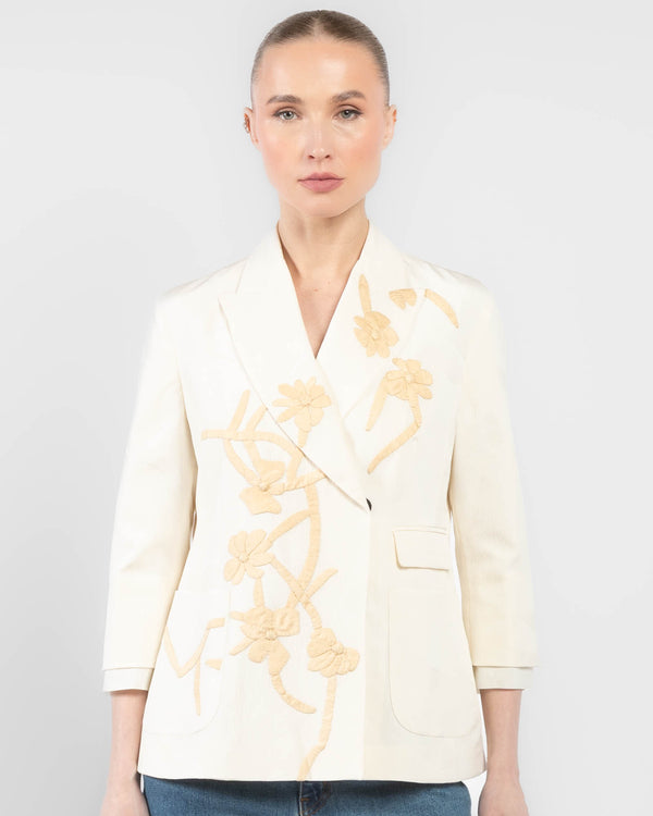 Double-Breasted Traditional Kimono Jacket