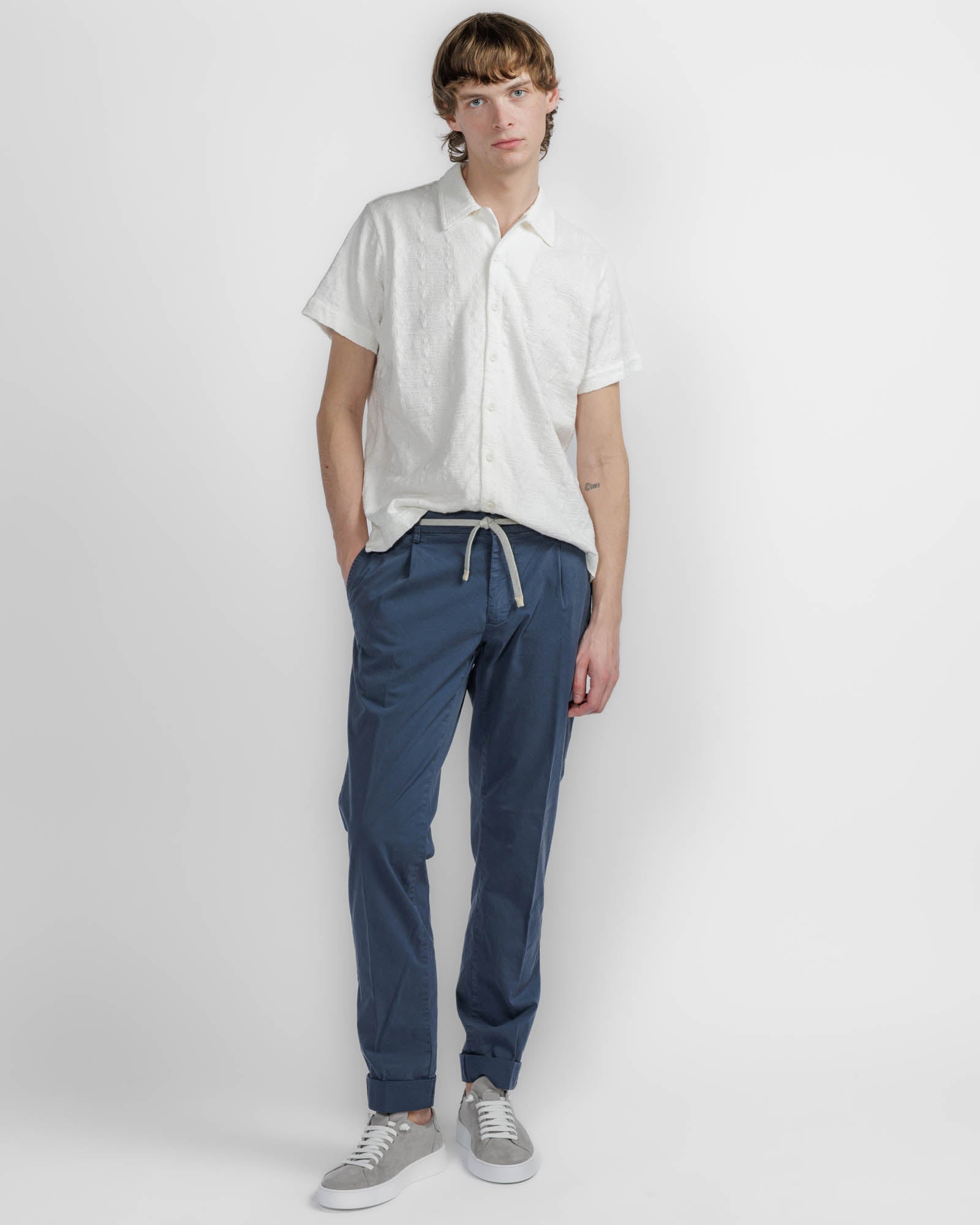 Twill Drawstring Pant