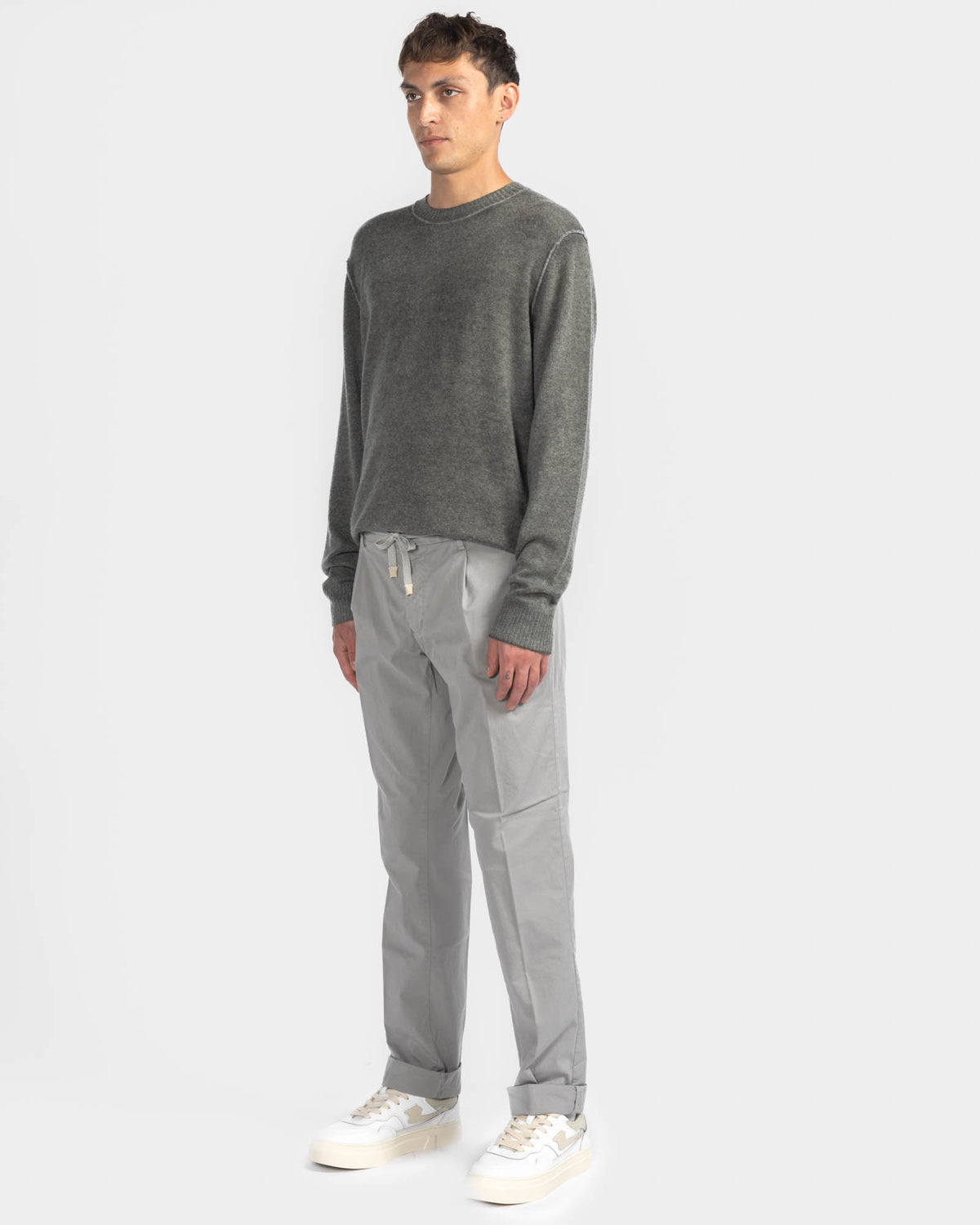 Twill Drawstring Pant