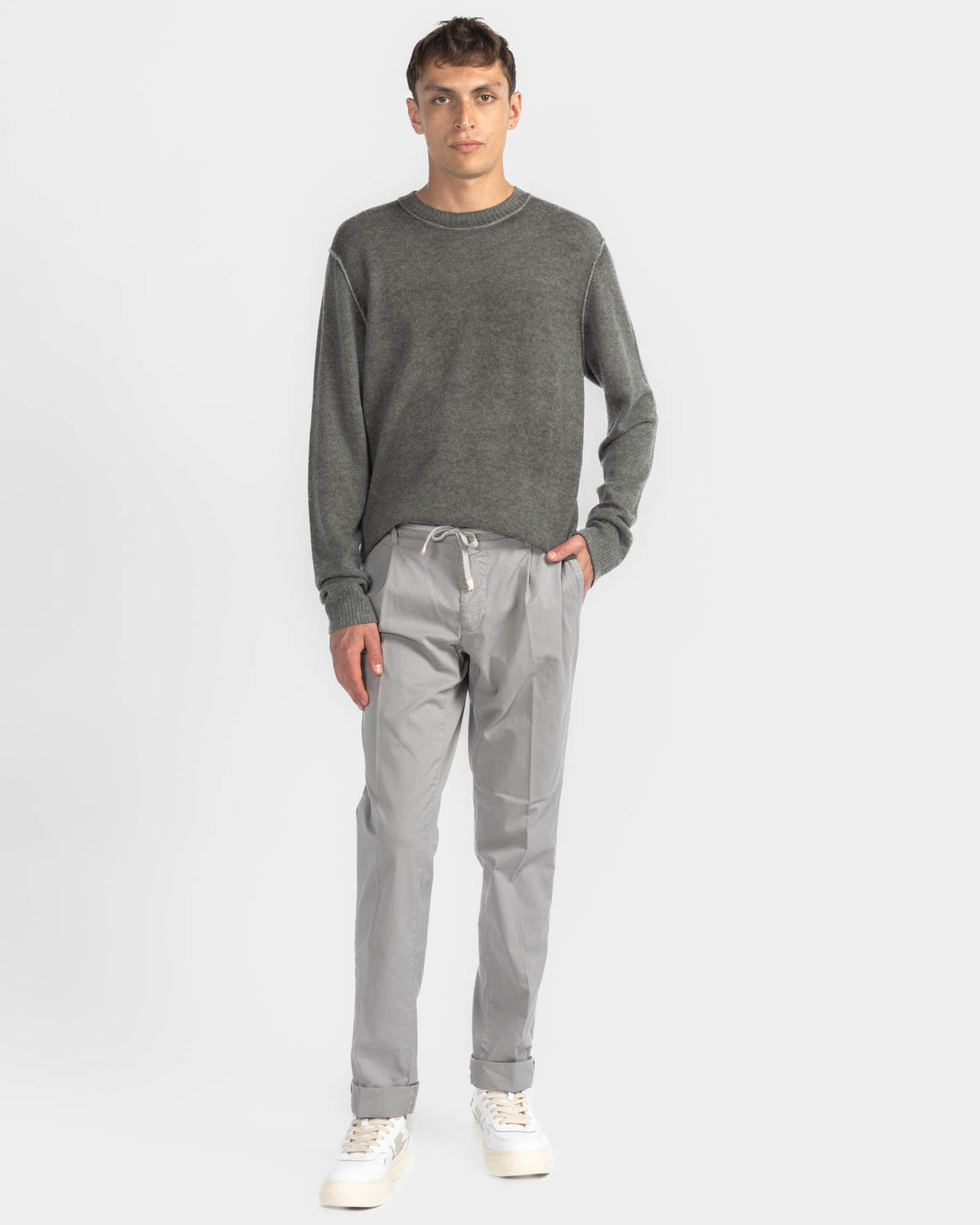Twill Drawstring Pant
