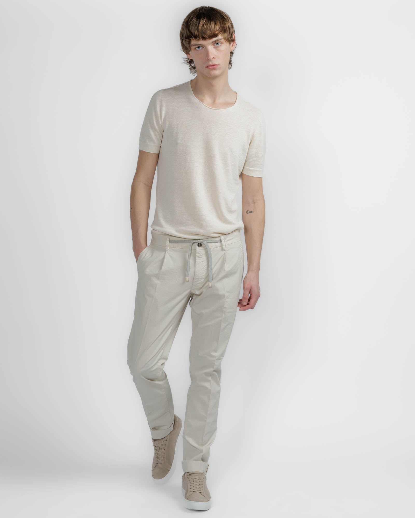 Twill Drawstring Pant