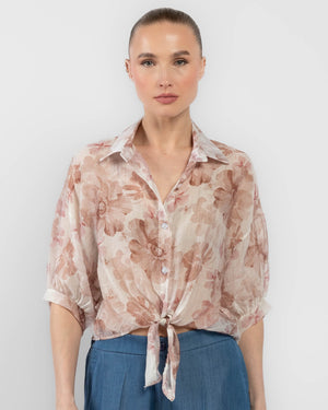 Print Tie Top