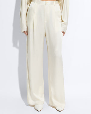 Pantalon plissé décontracté