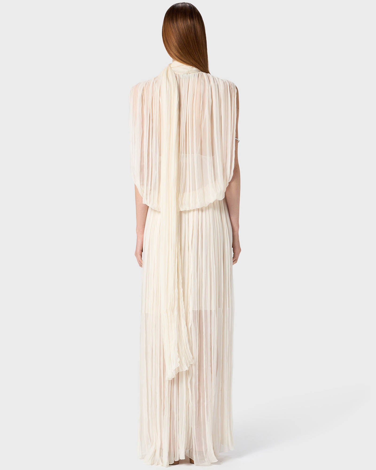 Chiffon Plissé Dress