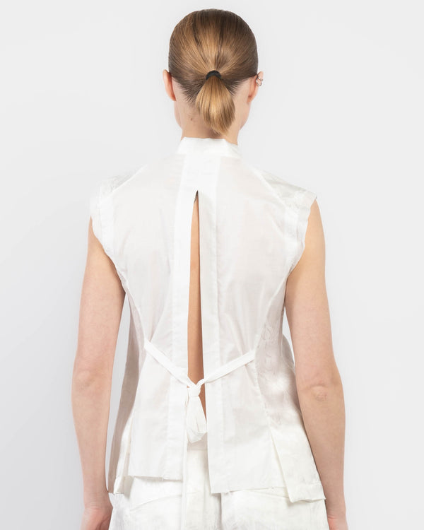 Tie Neck Gilet