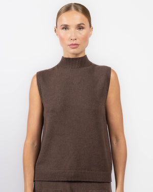 Sleeveless Turtleneck Sweater