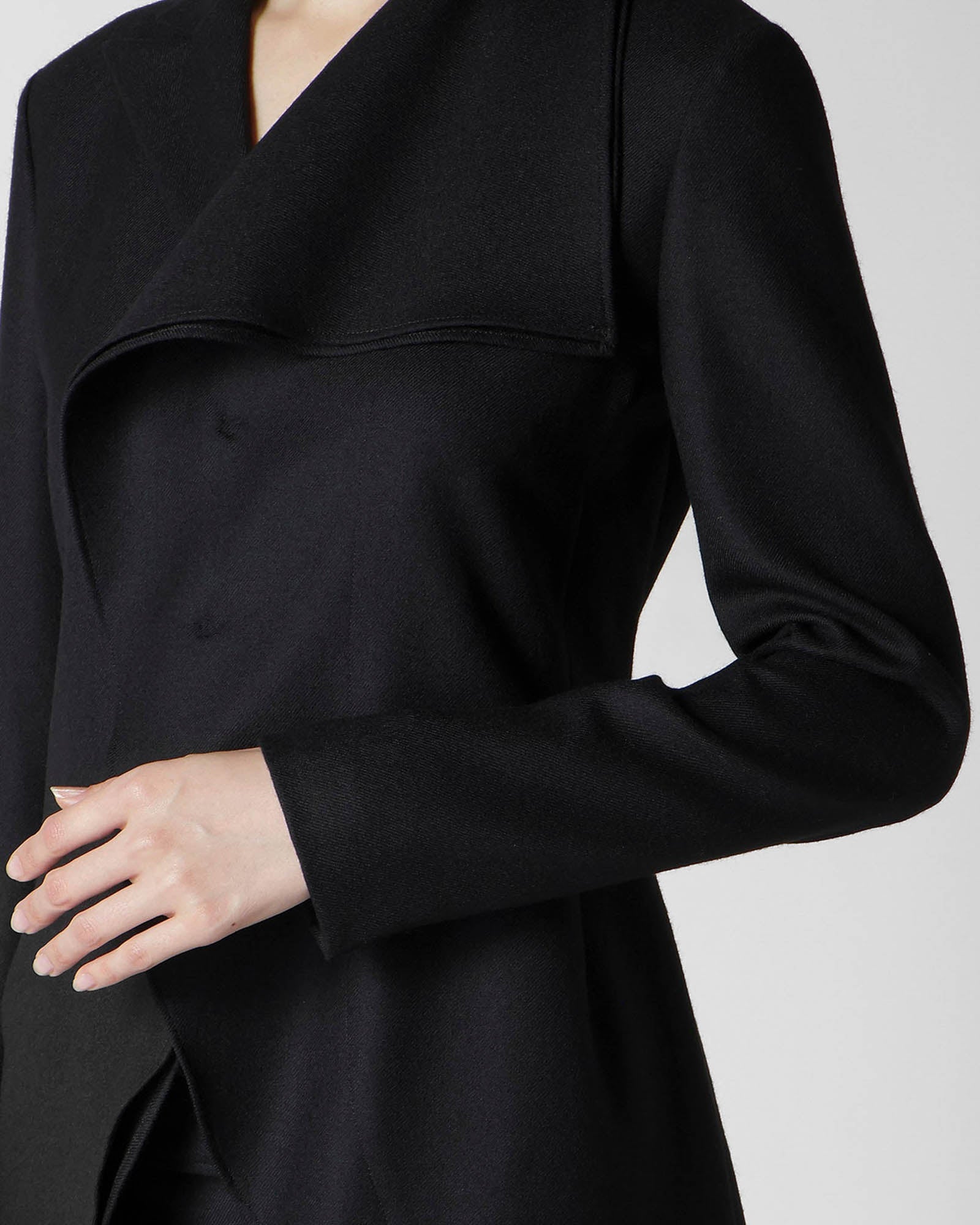 Curved Hem Jacket