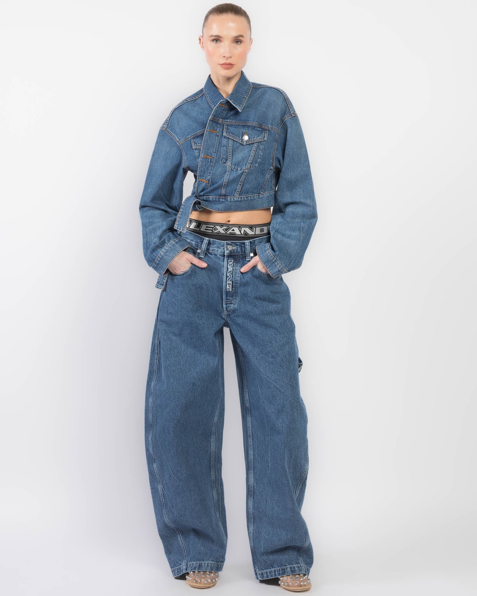 Underwear Waist Round Jeans