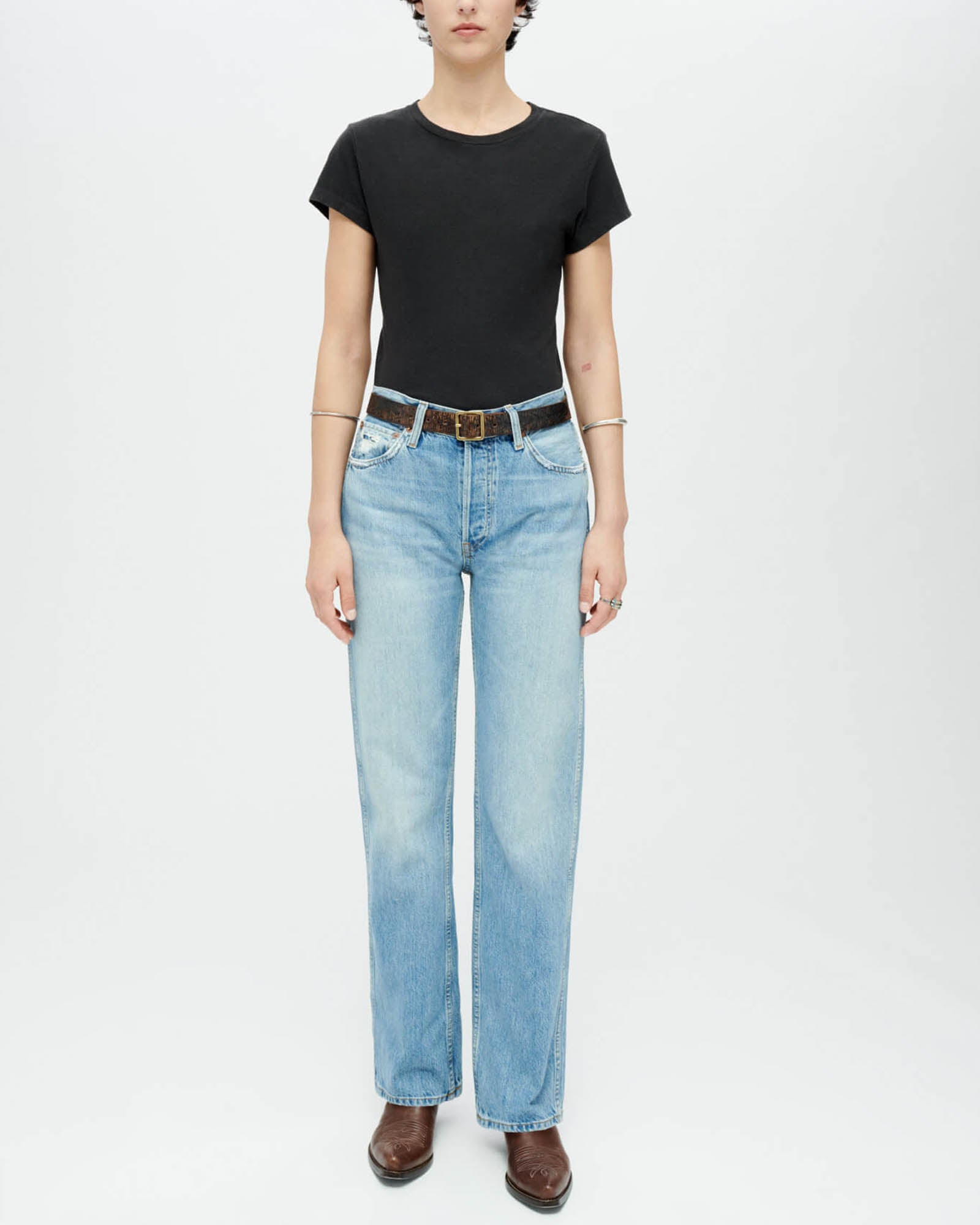 Jean taille haute des années 90