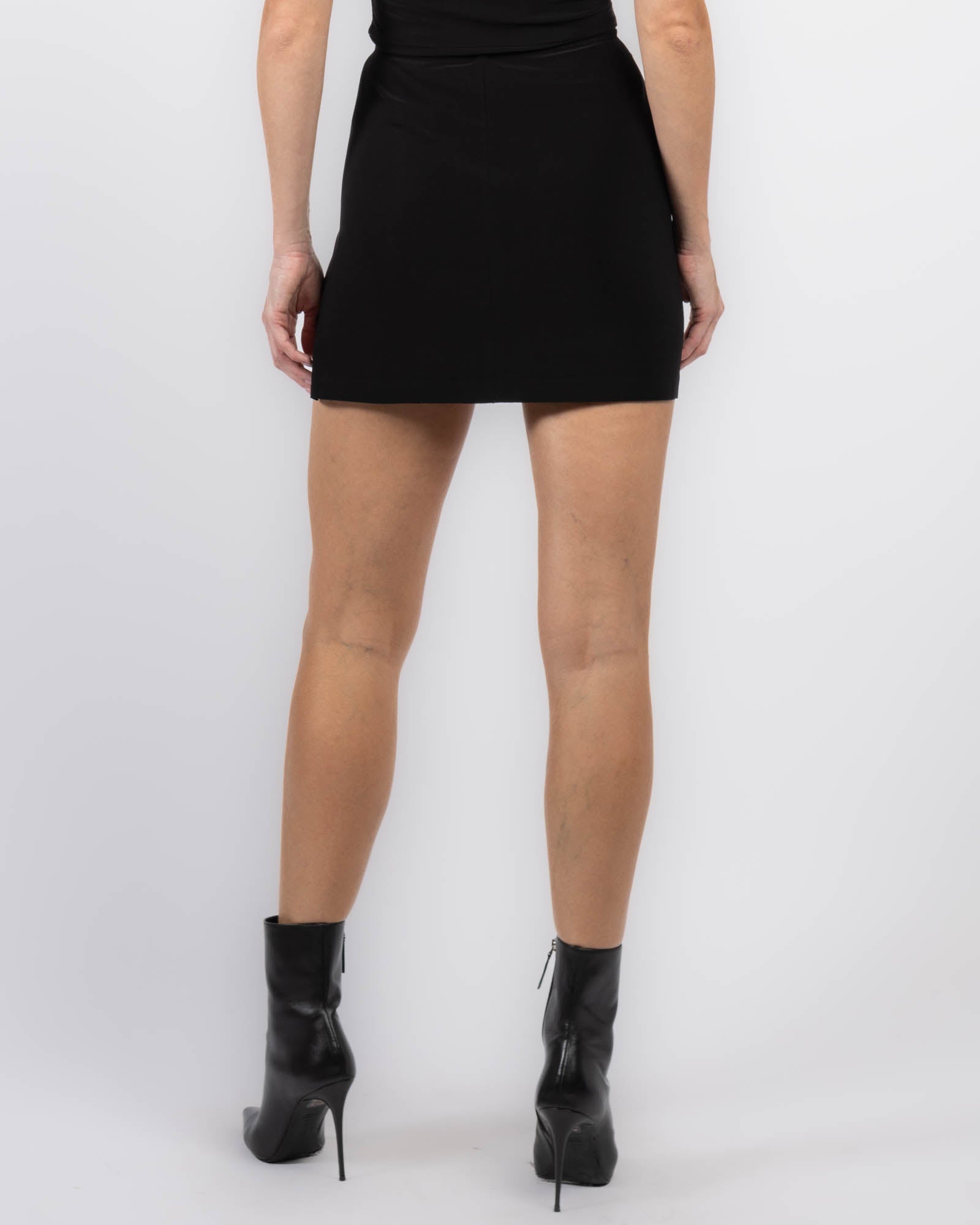 Side Slit Mini Skirt