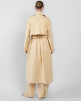 Elastic Trench Coat